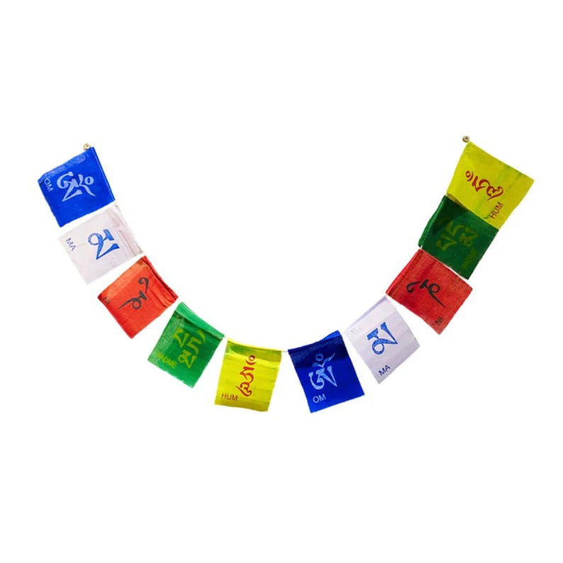 Om Mani Padme Hum Prayer Flags Banner