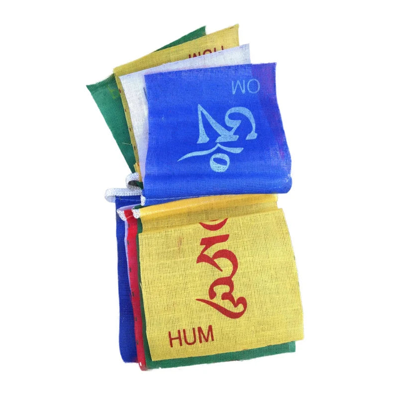 Om Mani Padme Hum Prayer Flags Banner
